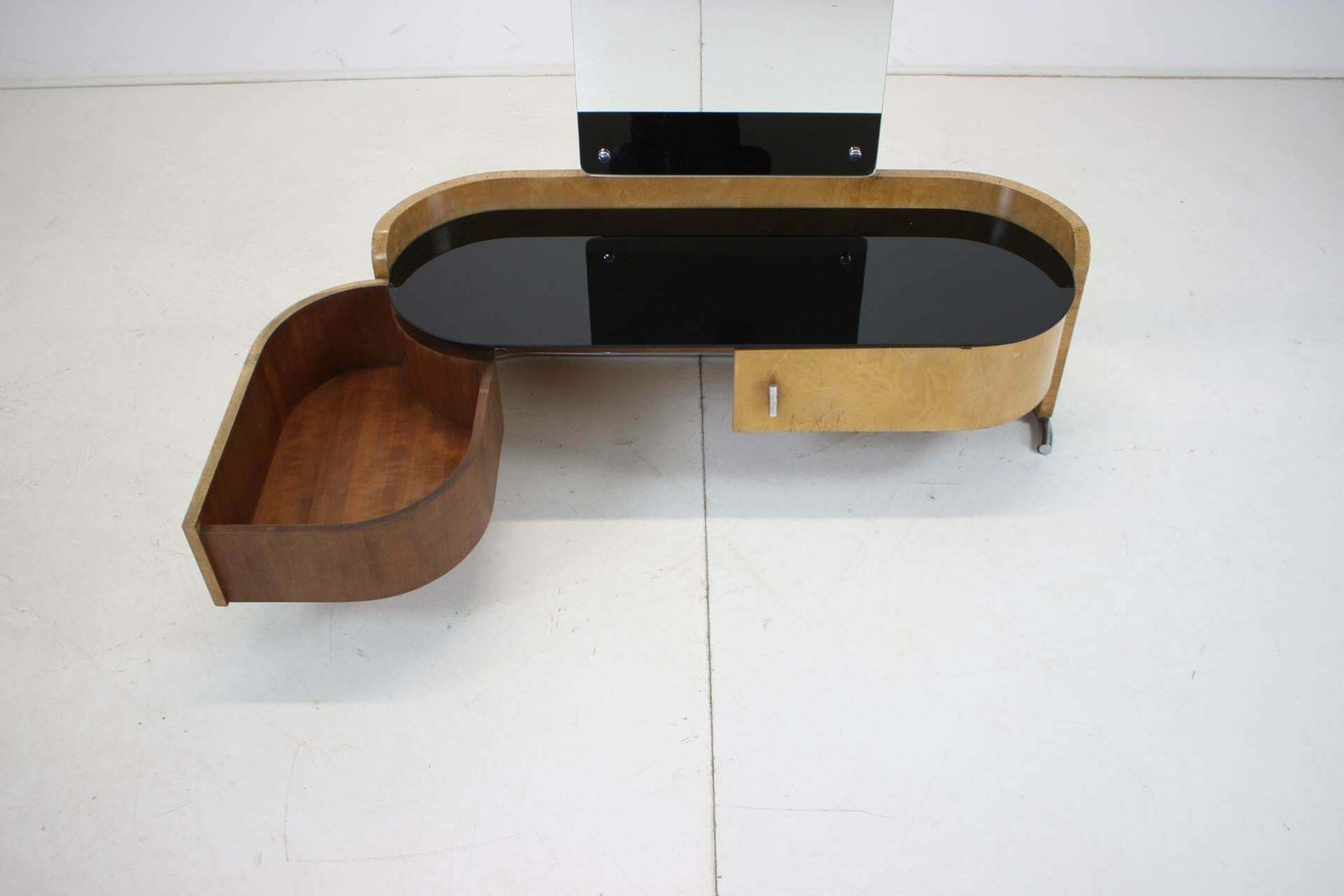 Art Deco Mirror Tubular Cabinet, Czechoslovakia, 1937 photo buy