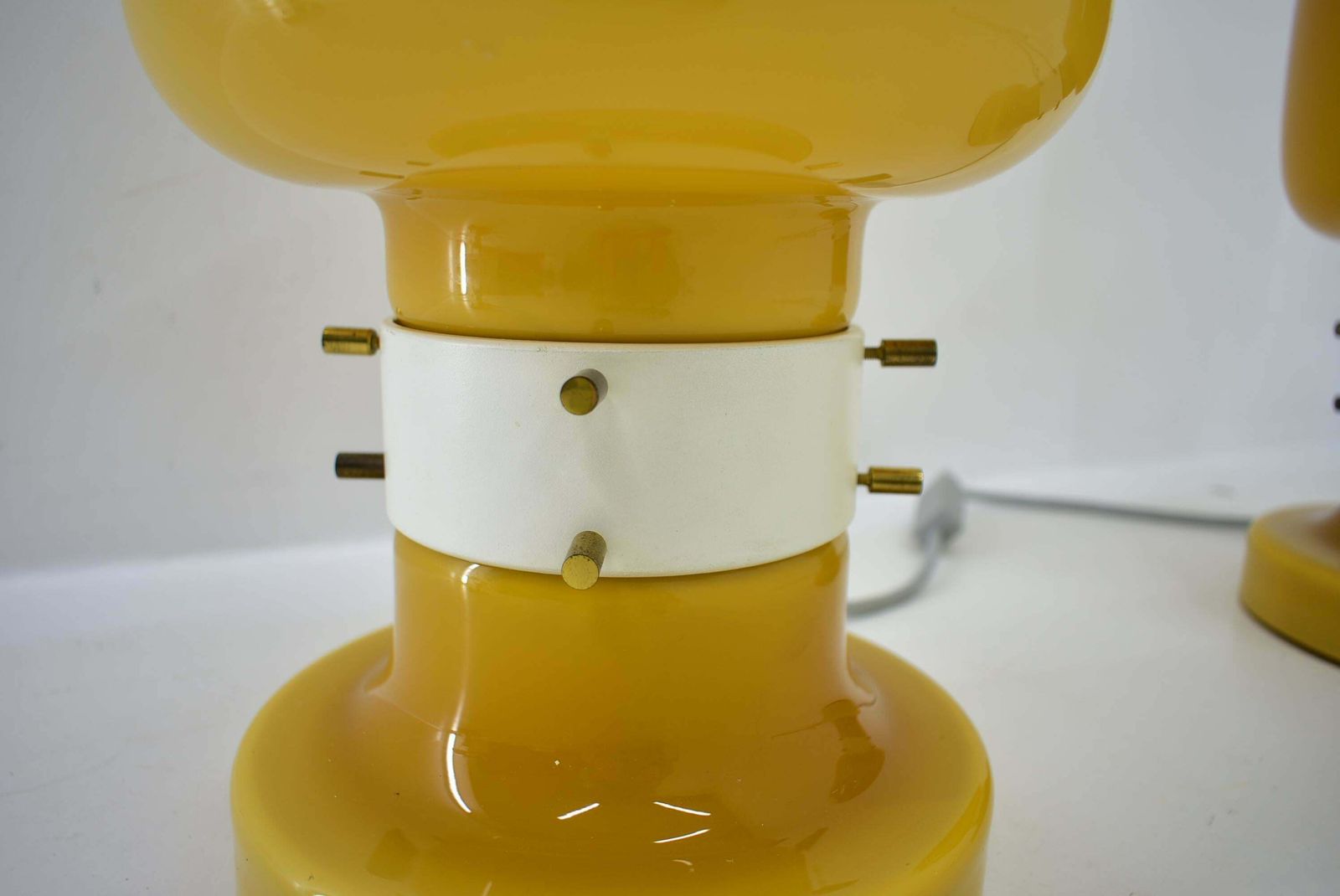 Pair Of Midcentury Table Lamps By Zbyněk Hřivnáč, Equipment Hotel Praha 1960s photo for sale