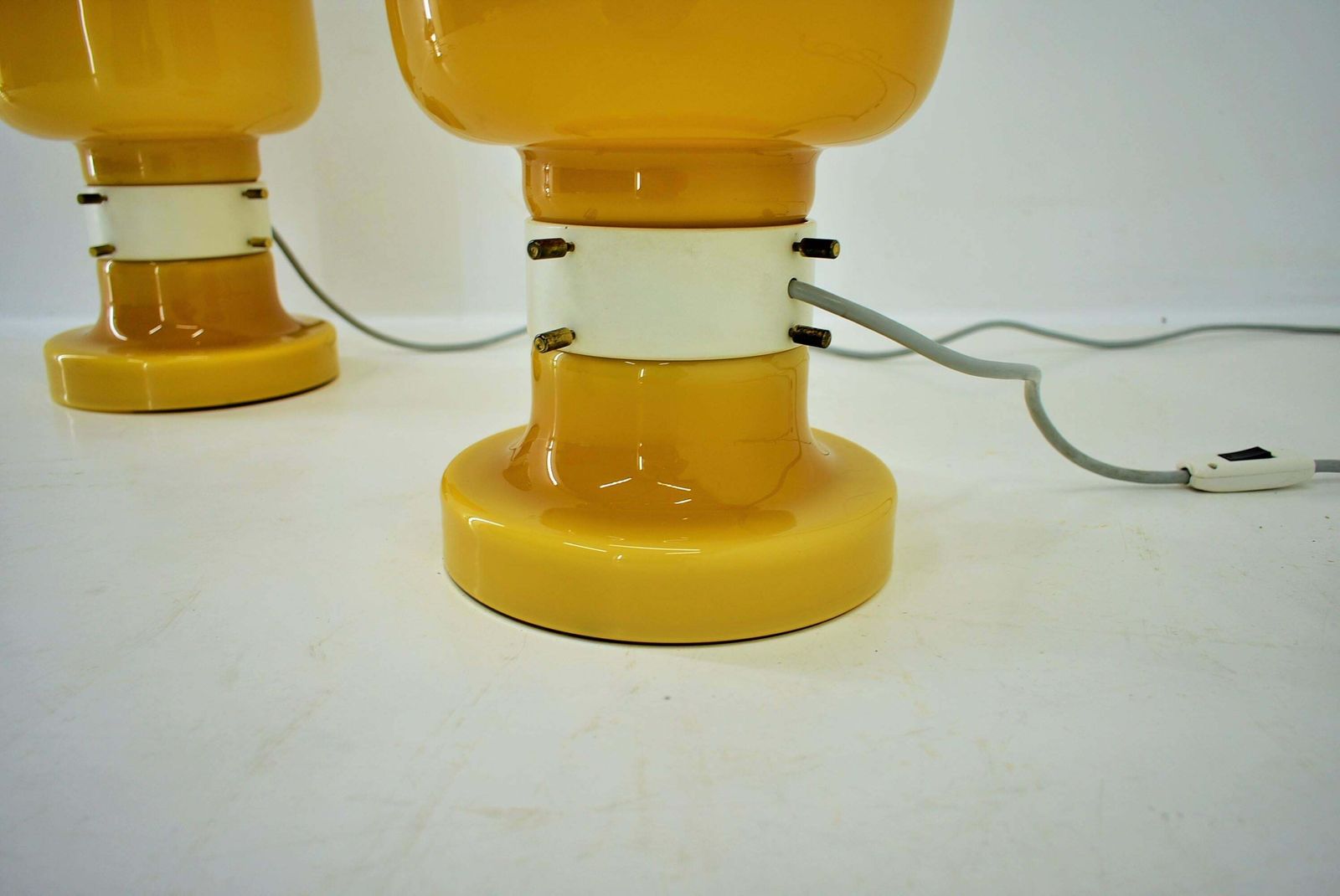 Pair Of Midcentury Table Lamps By Zbyněk Hřivnáč, Equipment Hotel Praha 1960s photo buy
