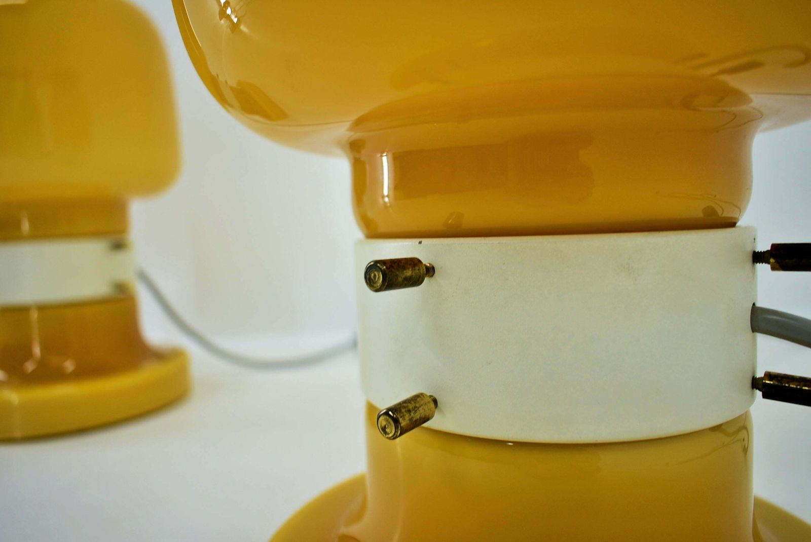 Pair Of Midcentury Table Lamps By Zbyněk Hřivnáč, Equipment Hotel Praha 1960s photo vintage