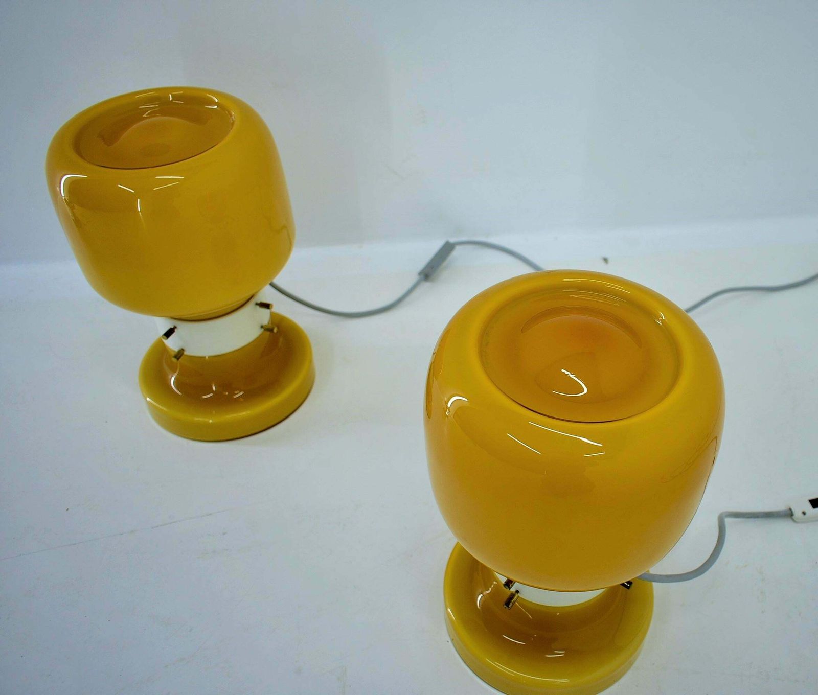 photo for sale Pair Of Midcentury Table Lamps By Zbyněk Hřivnáč, Equipment Hotel Praha 1960s