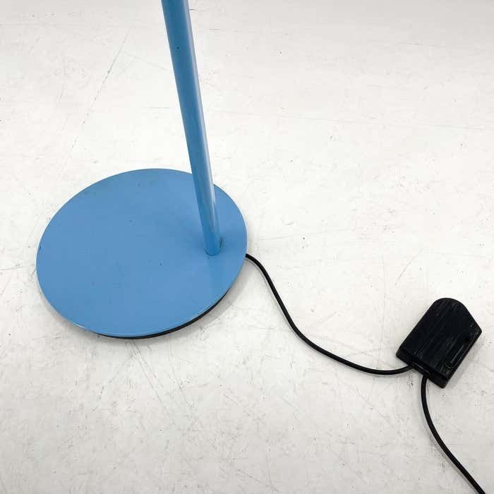 1970's Rare Vetri Murano Glass & Metal Floor Lamp, Italy photo vintage