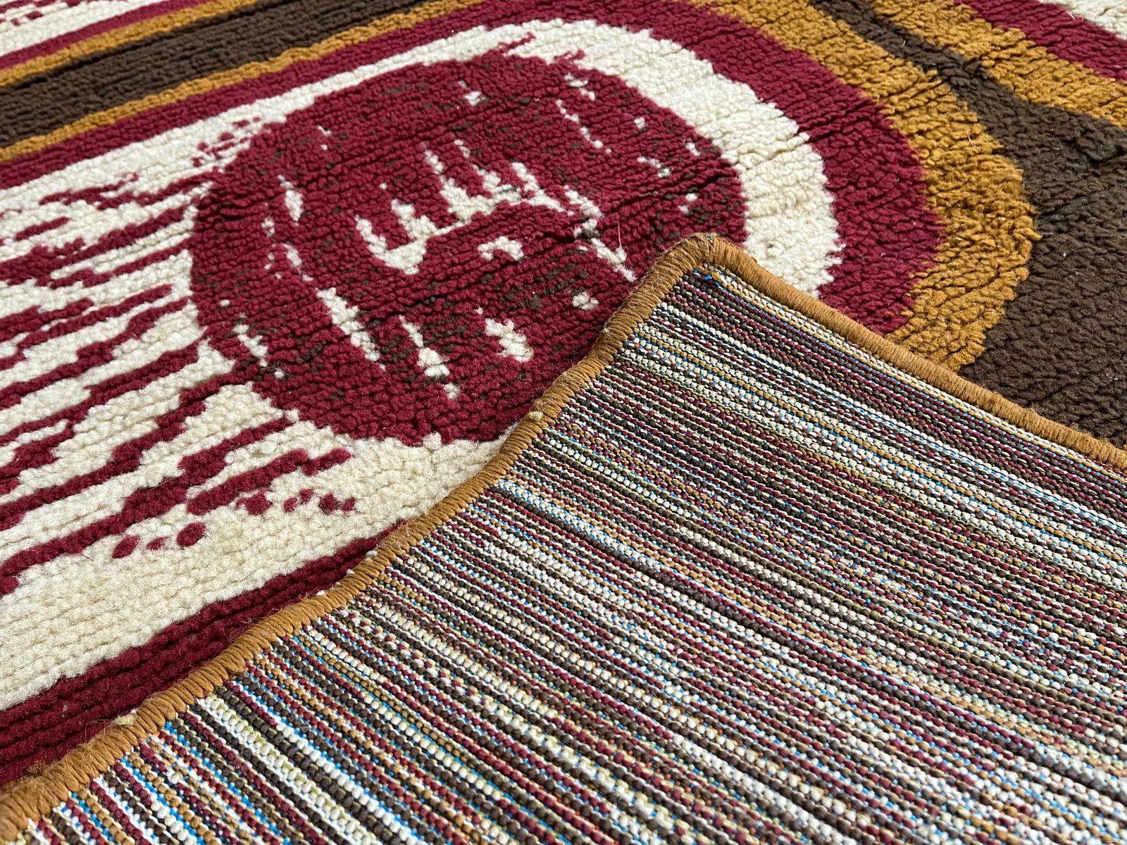 Design Scandinavian Vegan Friendly Carpet / Rug In Ege Rya Style  Around 1970s photo for sale