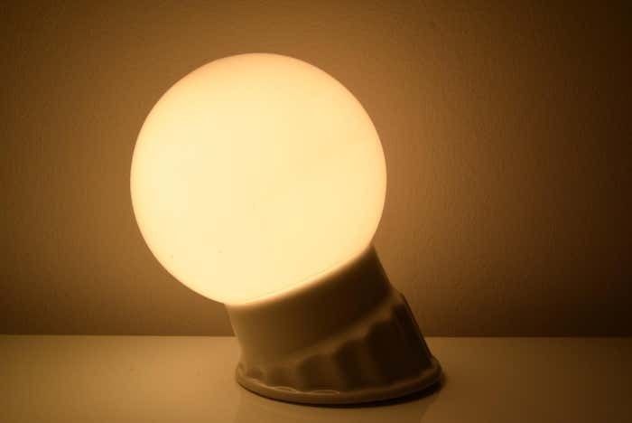 White Porcelain Vintage Industrial Opaline Glass Wall Lamp Sconce, 1950's photo vinterior