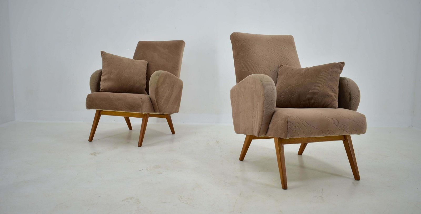 Furniture Mid Century Armchairs For Up Závody, 1950's photo