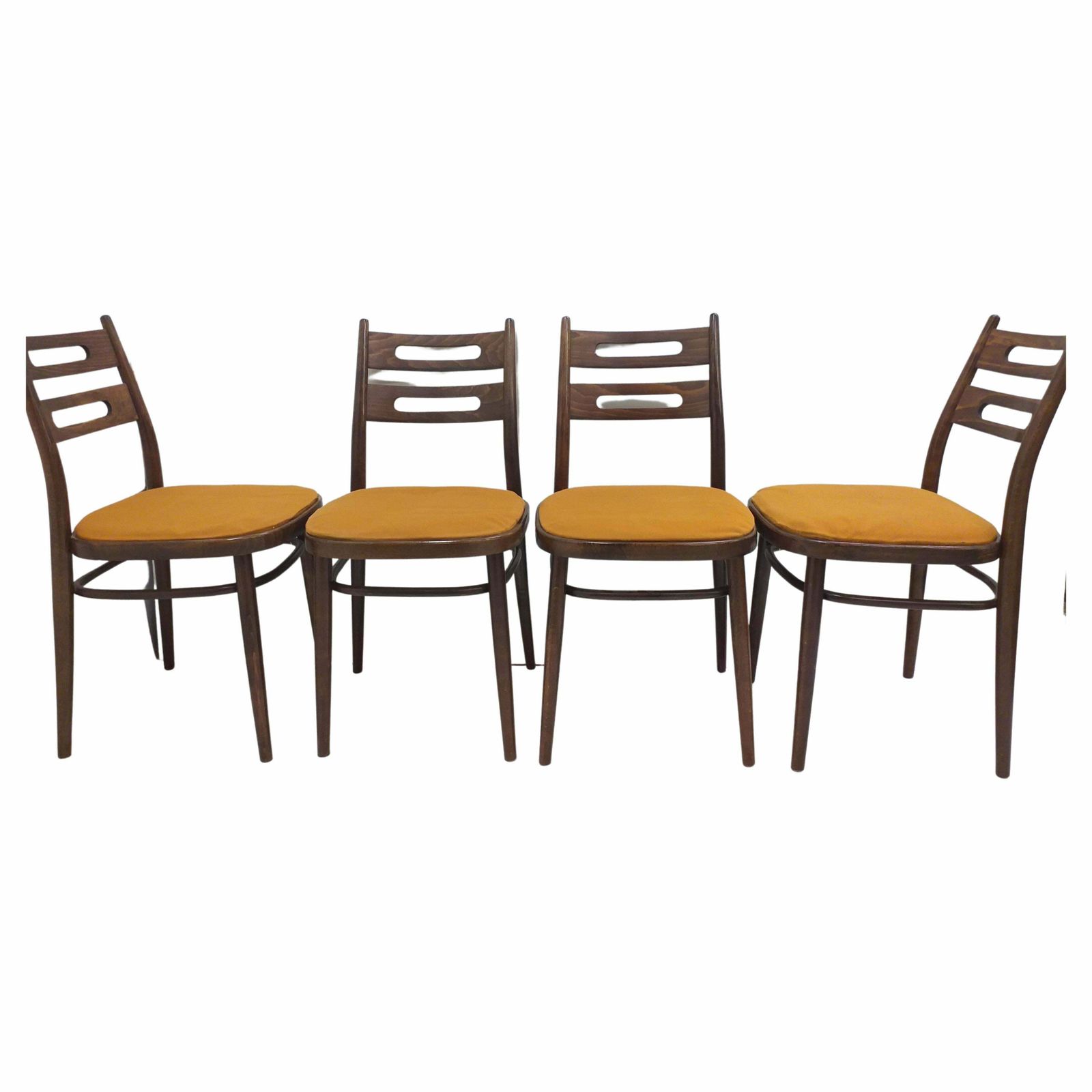 1960 4 Pieces Of Ton Chairs, Czechoslovakia