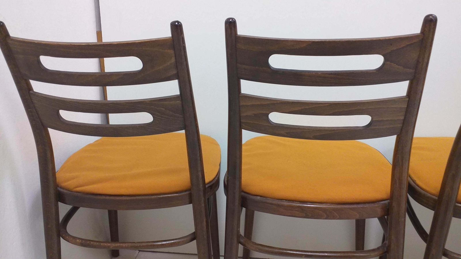 1960 4 Pieces Of Ton Chairs, Czechoslovakia photo vintage