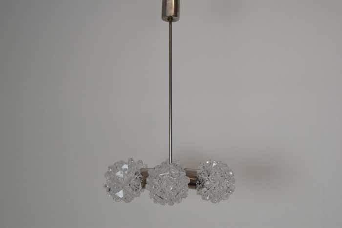 Set Of Two Chandeliers By Kamenicky Senov, 1970's photo for sale