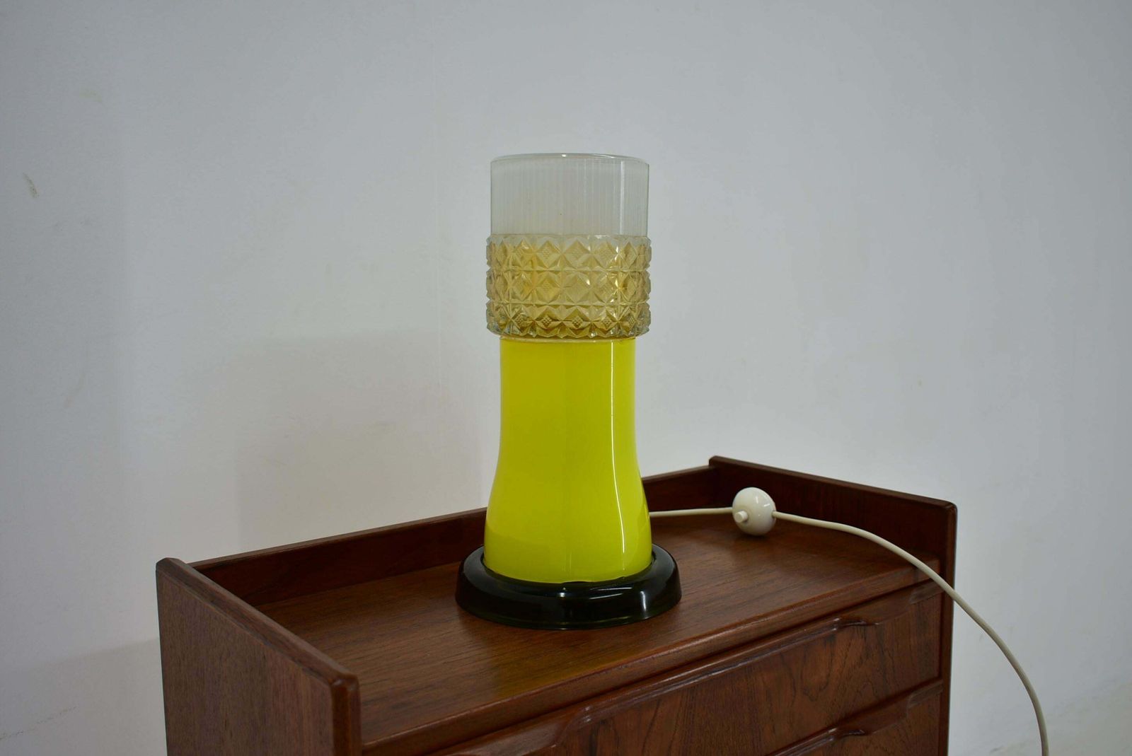 All Glass Table Lamp By Beleuchtungsglass Kombinat Görlitz, 1960s photo for sale