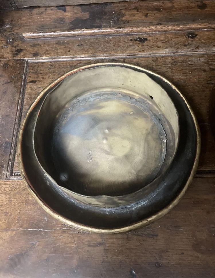 photo vinterior Antique Painted London Co Op Society Brass Milk Churn