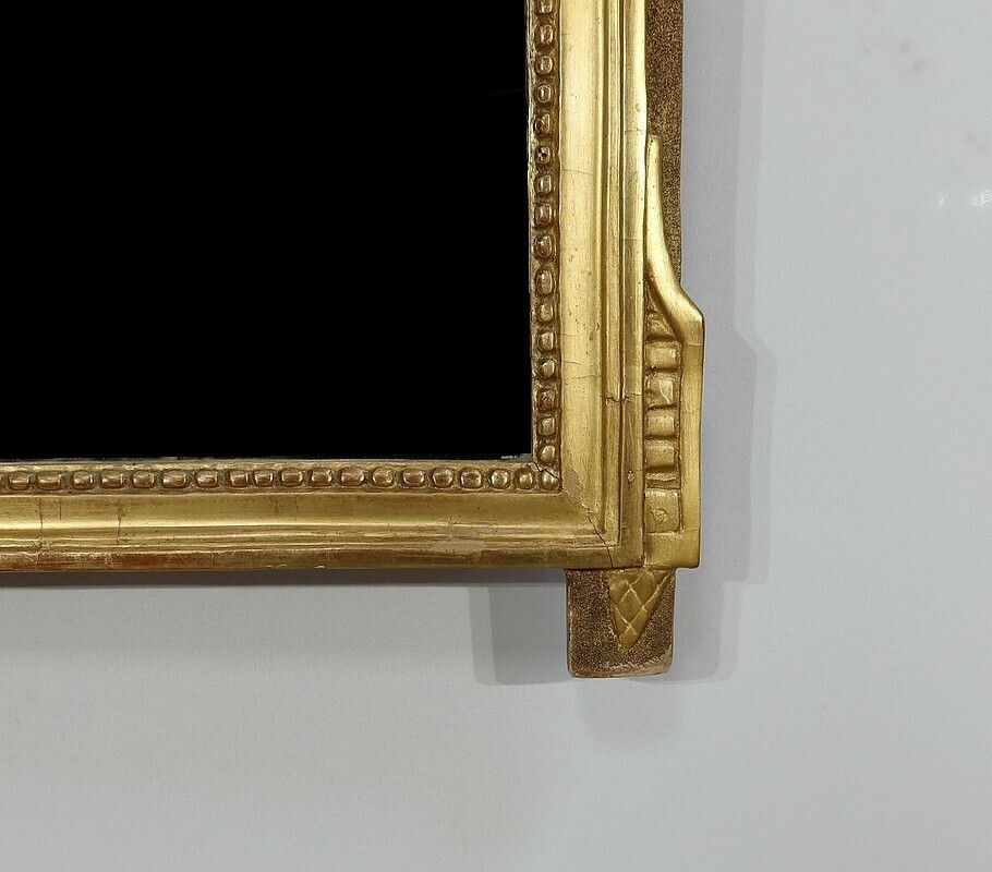 Home Decor Mirror In Gilded Wood, Louis XVI Style, Early 20th Century photo