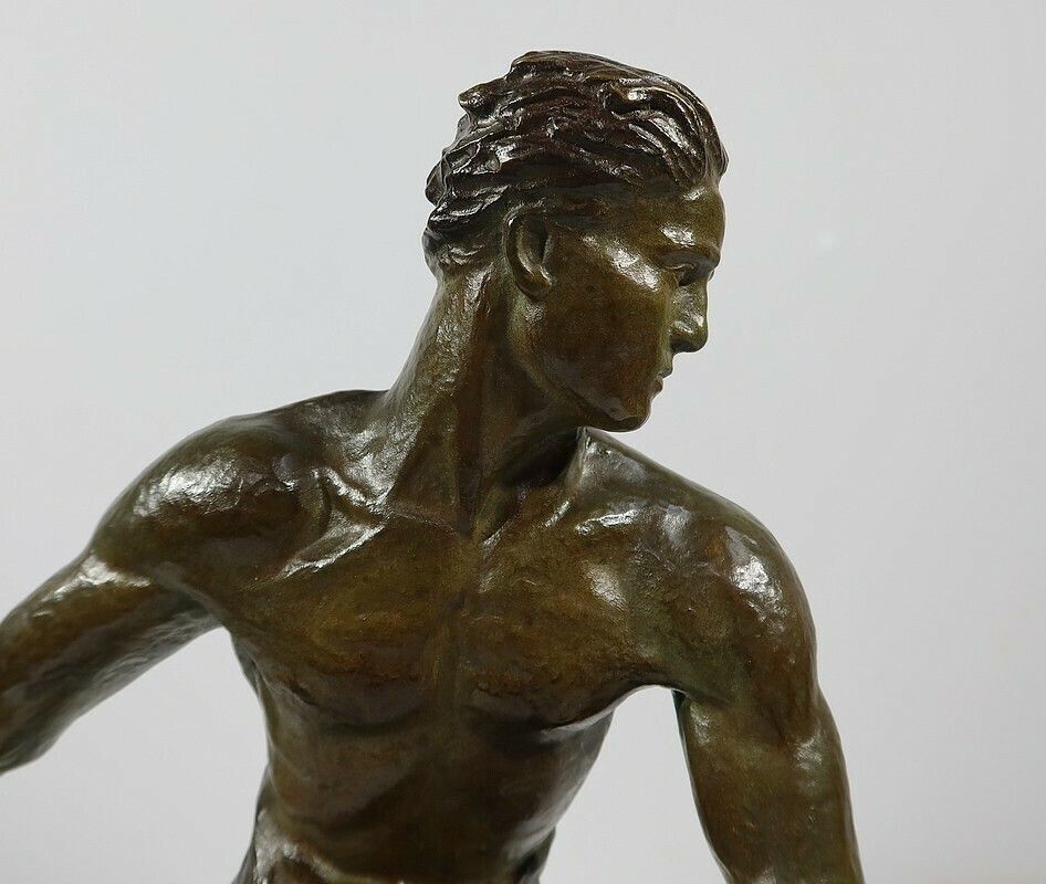 Bronze “The Sower” By A. Kelety, Art Deco – 1930 photo buy