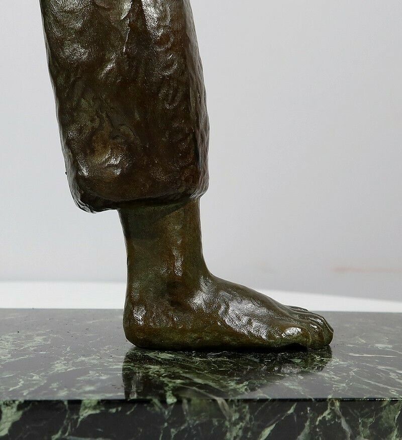 Home Decor Bronze “The Sower” By A. Kelety, Art Deco – 1930 photo