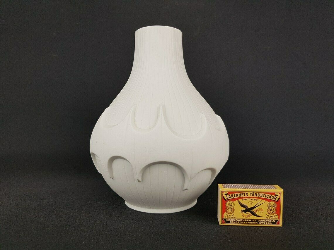 Vintage Scherzer Porzellan Op Art Batman Vaas West German Pottery Bavaria 514/2 photo furniture
