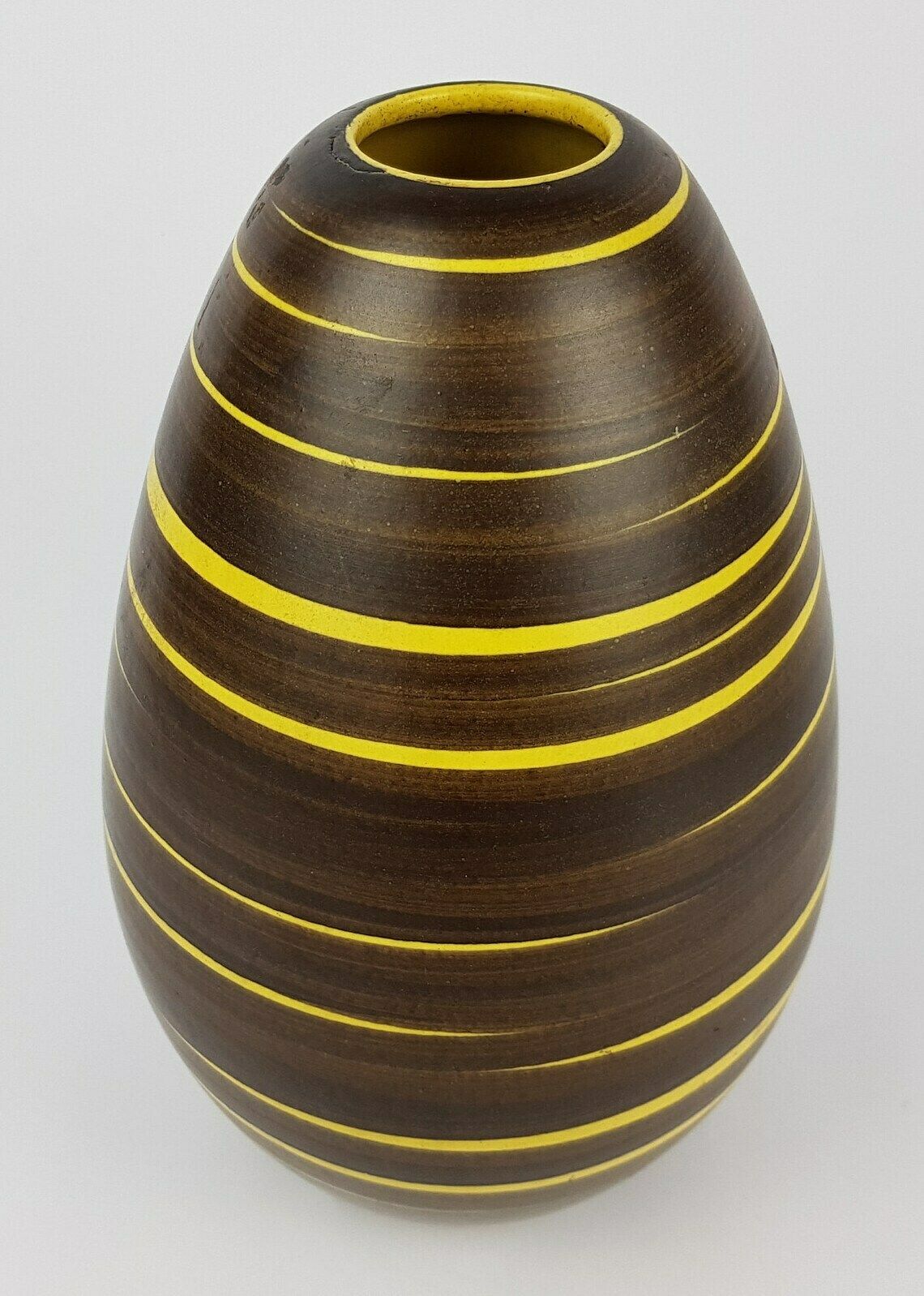 Vintage Ilkra Edel Keramik Vaas Met Kairo Decor 222/25 West German Pottery Jaren 1950 photo for sale