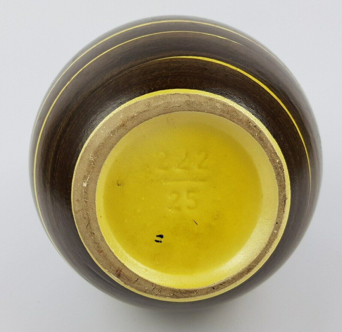 Vintage Ilkra Edel Keramik Vaas Met Kairo Decor 222/25 West German Pottery Jaren 1950 photo vinterior
