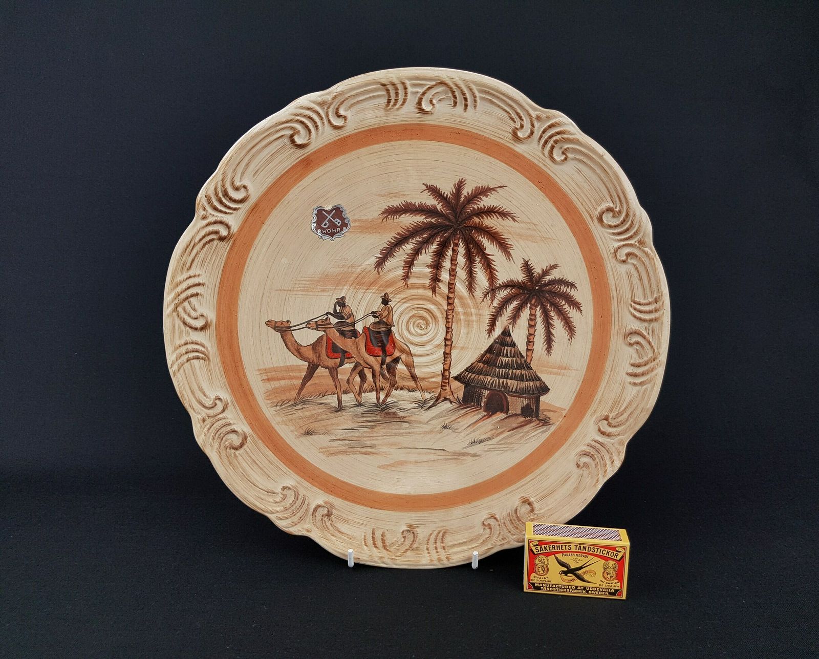 Vintage Dumler Und Breiden Bowl 987/29 With Oase Decor West German Pottery 1960s Fat Lava Era photo furniture