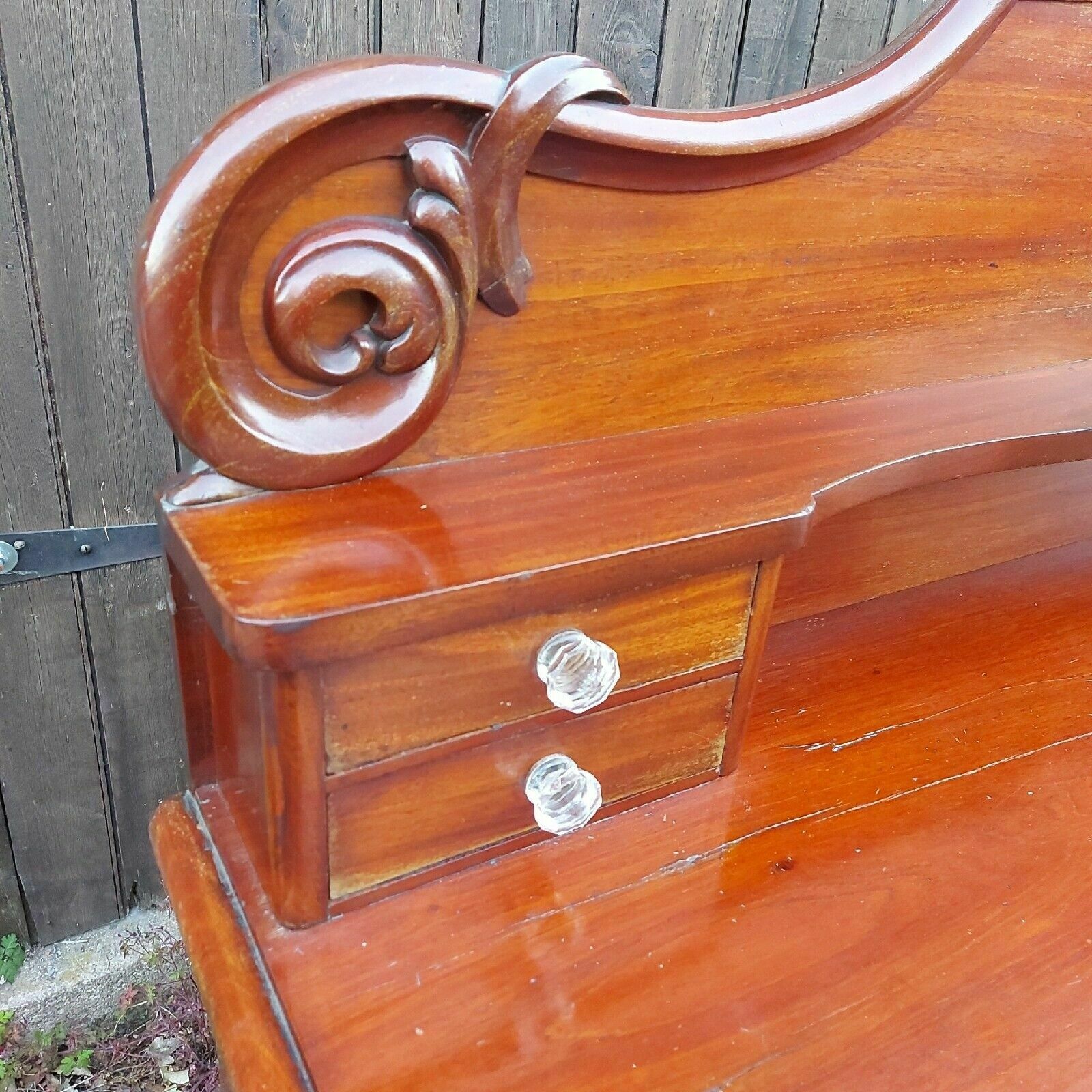 Antique Mahogany Victorian Chiffonier Sideboard 11 Drawers Cupboard And Key photo buy