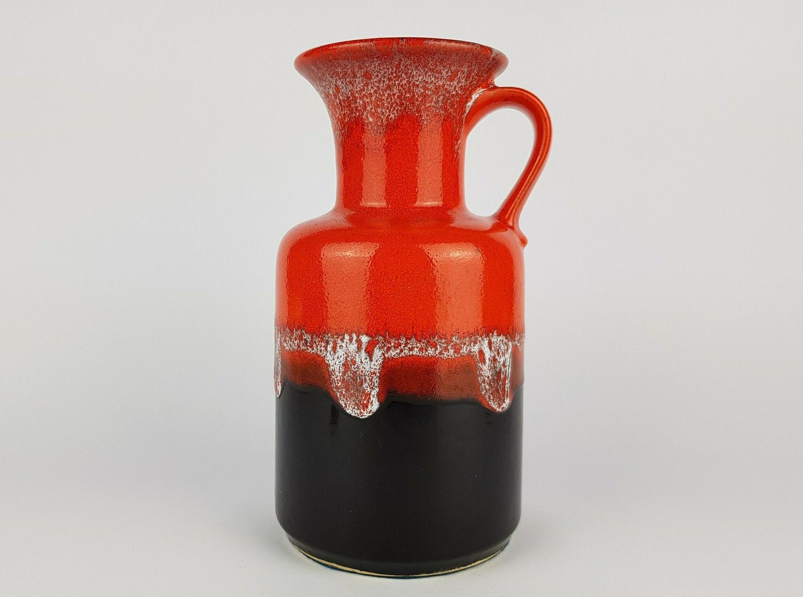 Vintage Jasba Keramik Fat Lava Vaas Trumpet West German Pottery