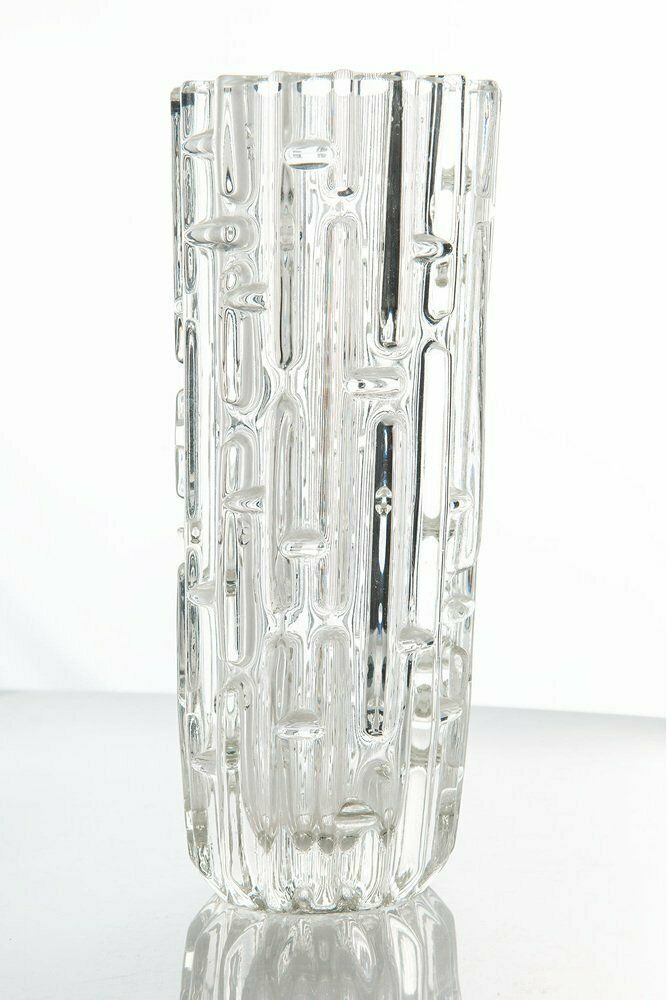 Mid Century Czech Glass Vase By Frantisek Vizner, 1960s