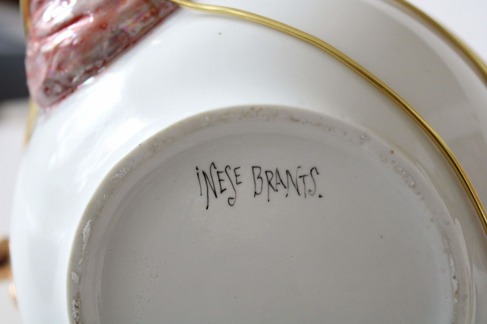 Inese Brants Vases With Wires   Set Of Two 2009, Porcelain, Wire, photo furniture