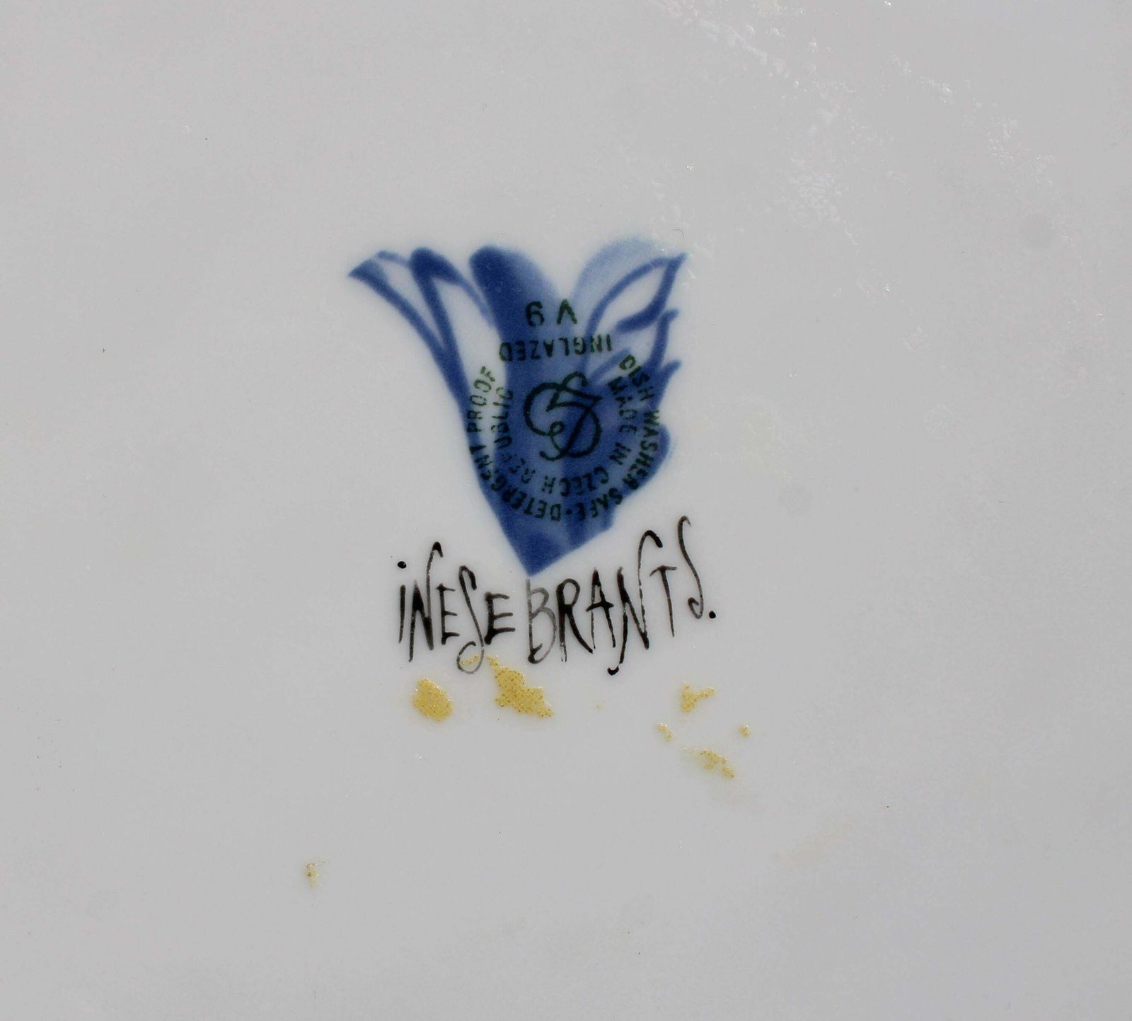Inese Brants Plates With The Motive Of Holland Porcelain, photo Home Decor