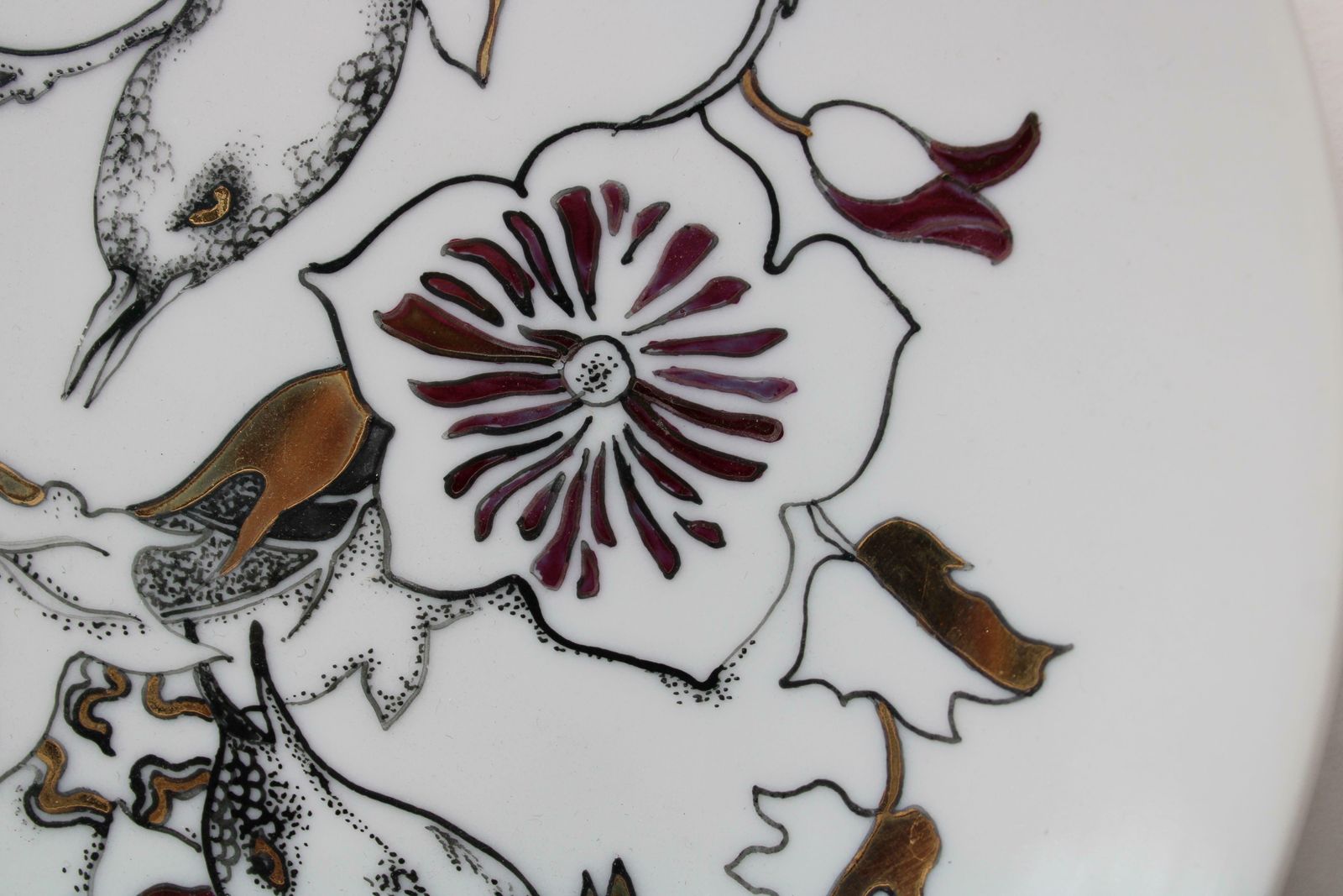 Ieva Liepina Birds 2009, Painted Porcelain Plate, photo buy