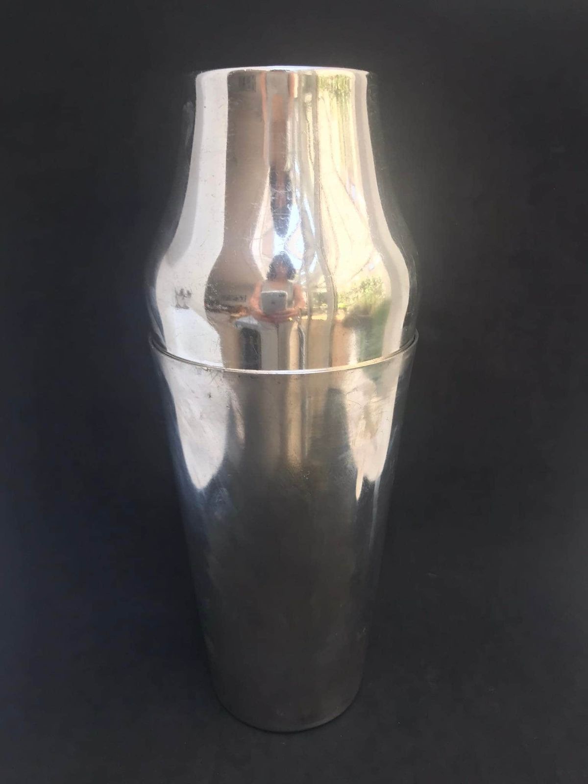 Cocktail Shaker Moderniste Art Deco Antique 1920s Silver Plated Bar Cart Decor Mixology Tool Gift For Him Gift For Dad Bar Decor photo 232.0