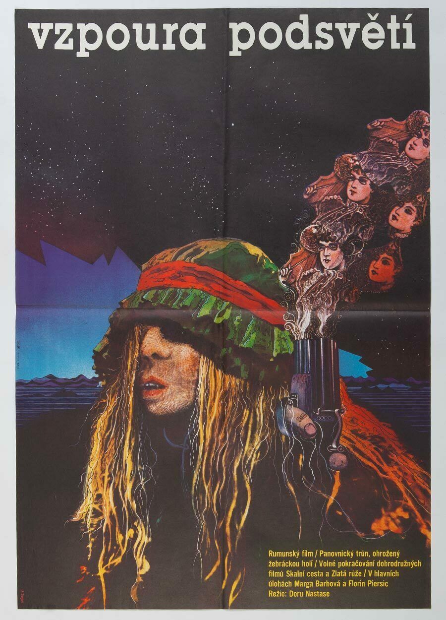 Movie Poster, The Mysteries Of Bucharest, Zdeněk Ziegler, 1984