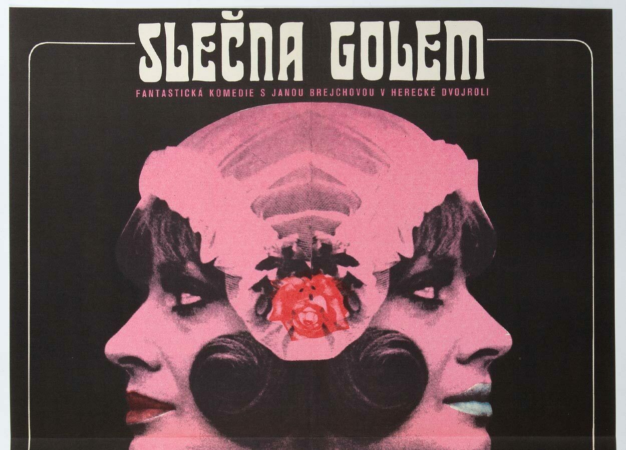 Movie Poster, Miss Golem, Karel Vaca, 1972 photo furniture