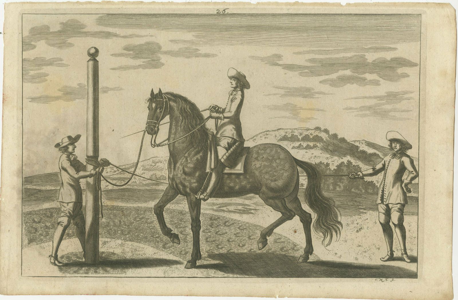 Set Of 10 Antique Horse Riding Prints photo for sale