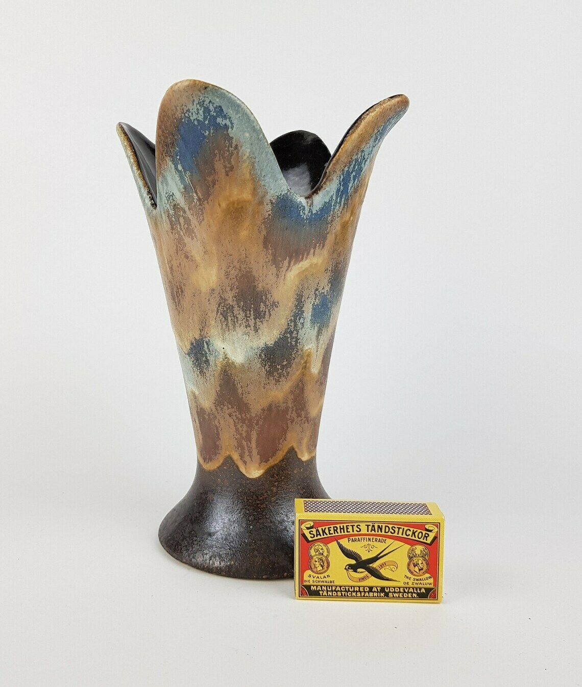 Vintage Dumler Und Breiden Drip Glaze Vase 054 20 West German Pottery photo furniture