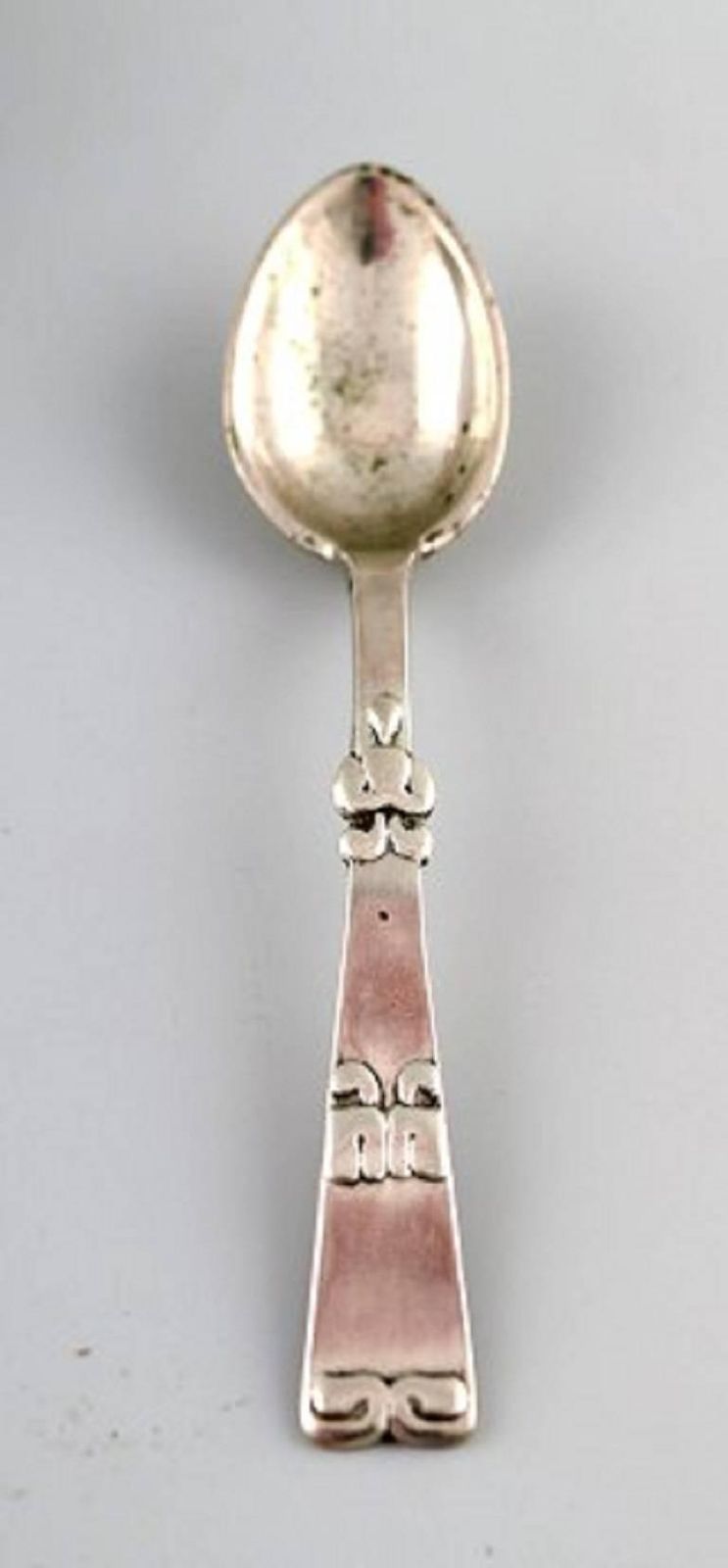 Fernanda Hansen, Copenhagen, Four Art Nouveau Salt Cellars With Their Spoons photo Home Decor