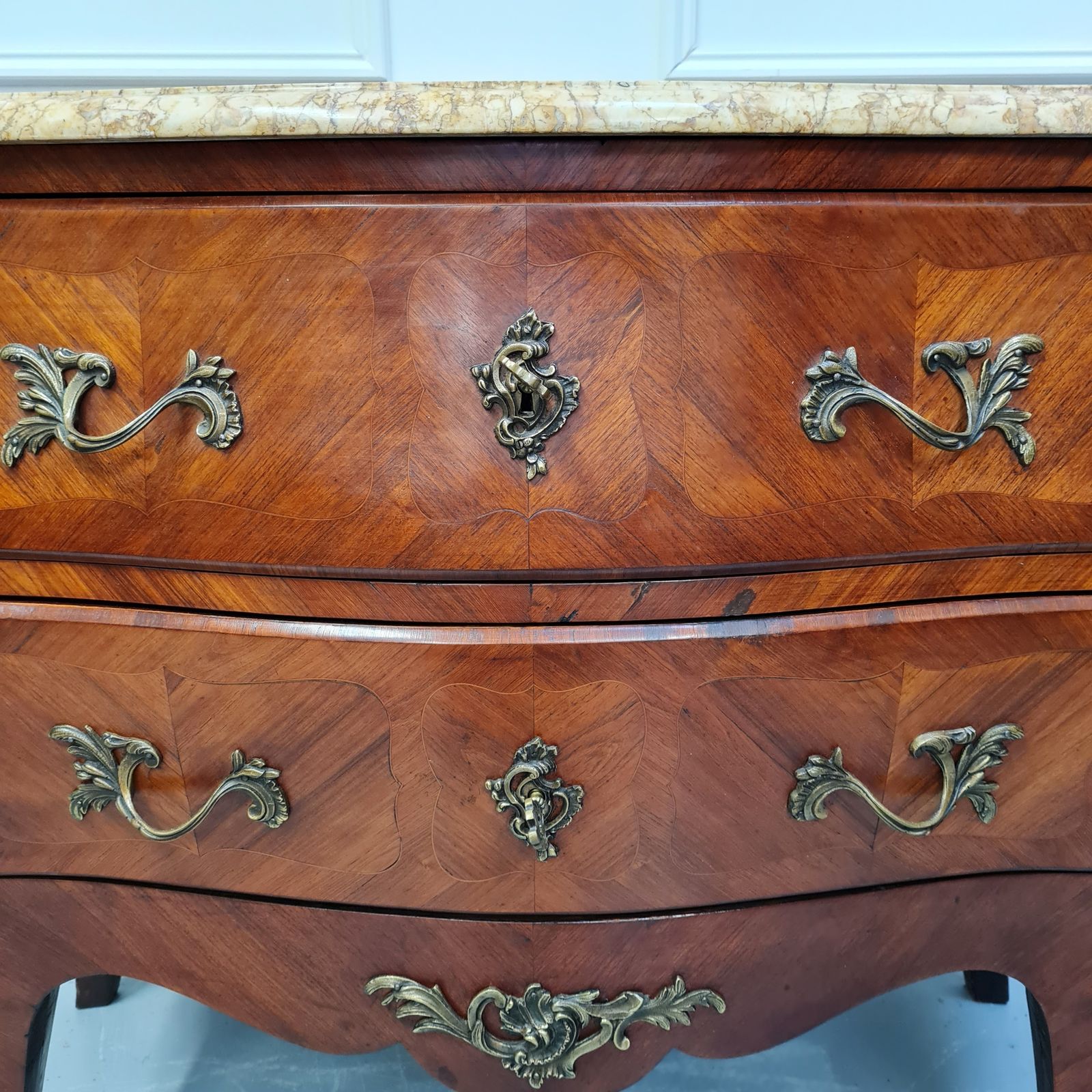 Antique French Commode With Marble Top C1920 photo 800.0