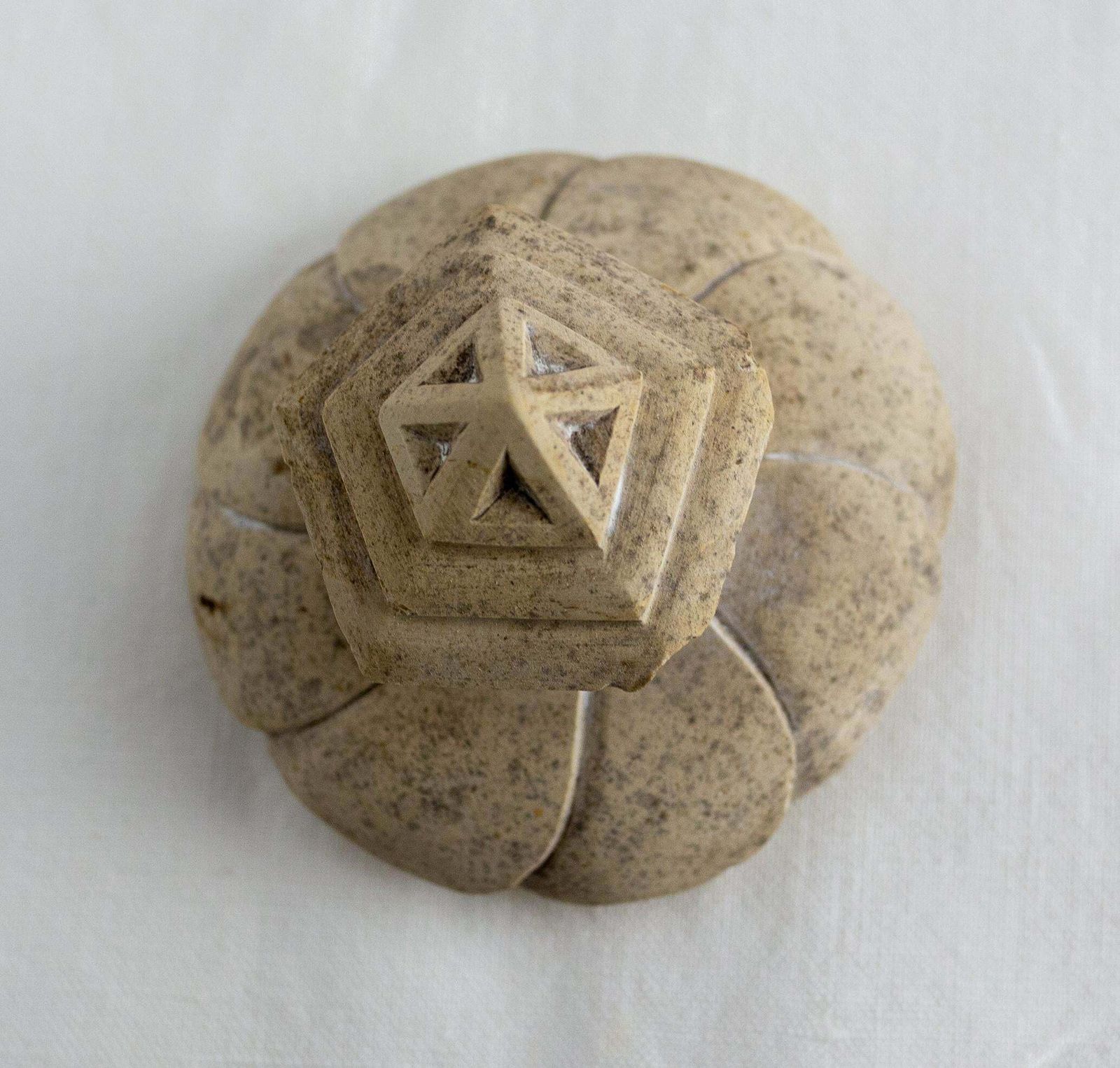 Stone Inkwell, Souvenir From Oran Area, Circa 1940, Morocco photo Home Decor