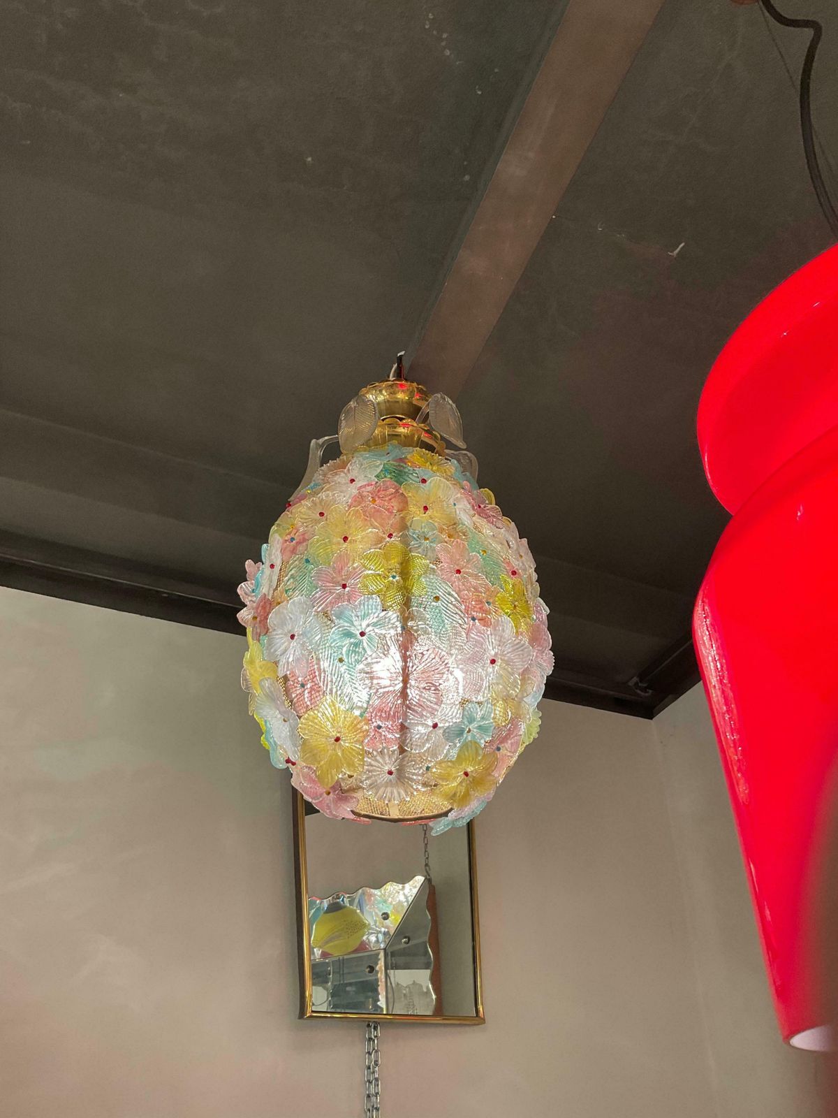 20th Century, Seguso, Murano Glass Chandelier photo buy