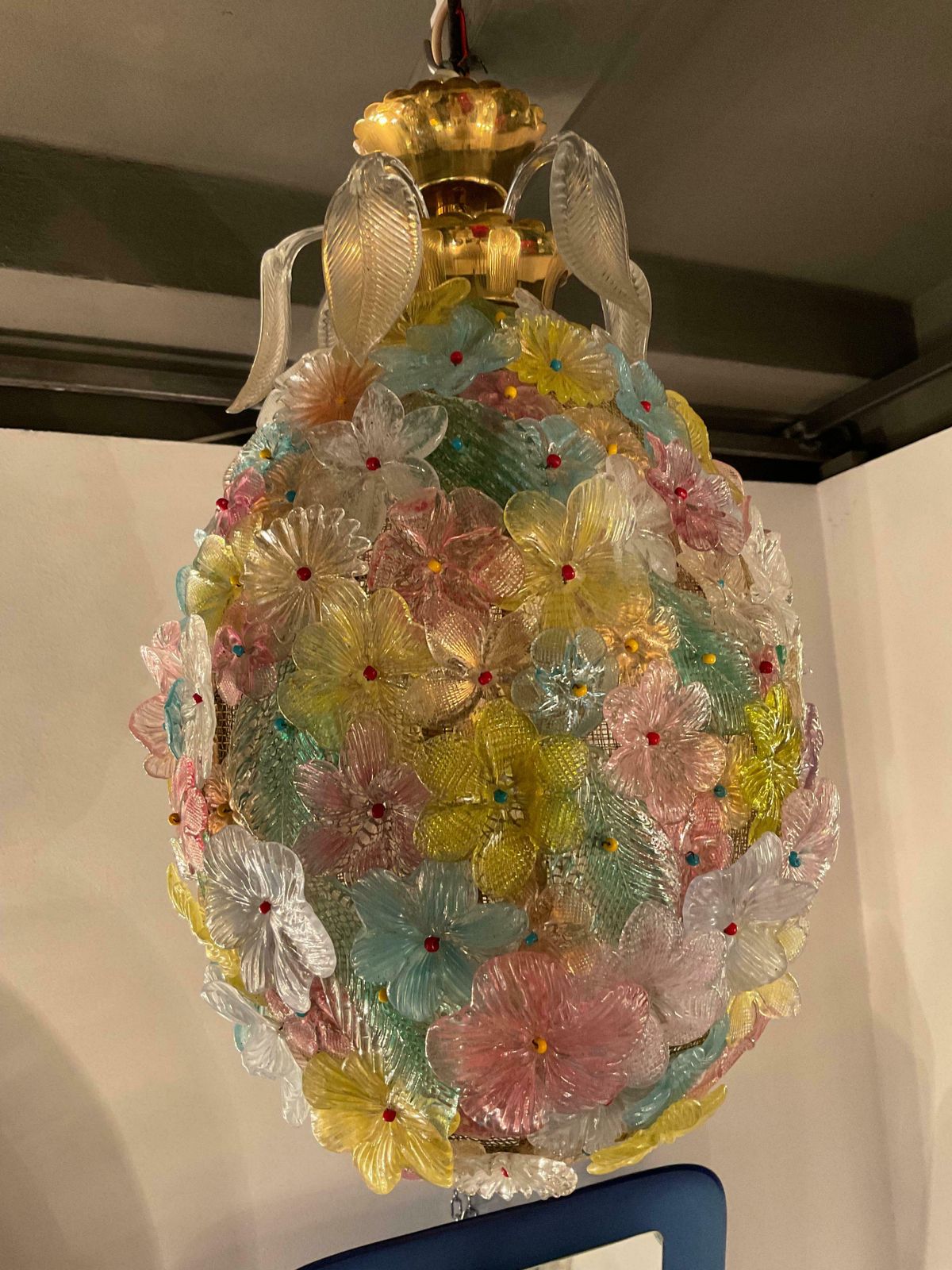 photo for sale 20th Century, Seguso, Murano Glass Chandelier