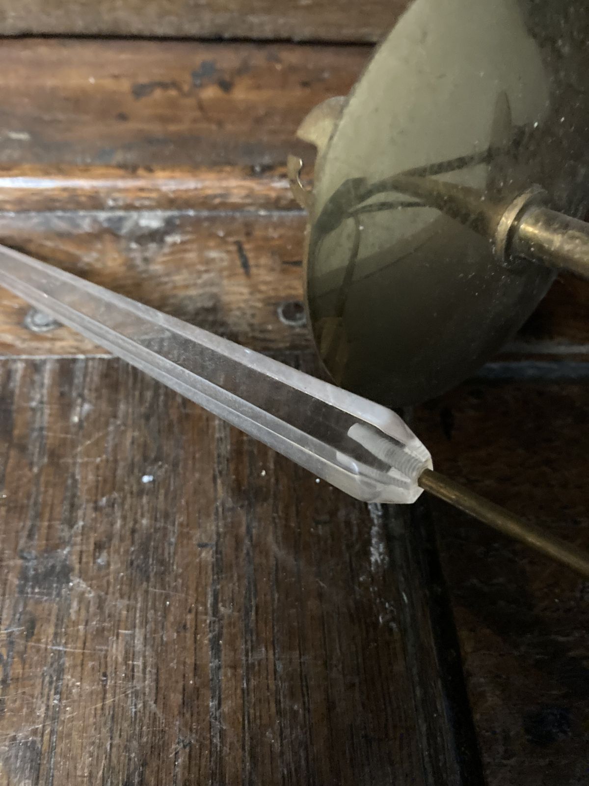 photo buy Mid Century Pair Of Brass & Perspex French Wall Lights Attributed To Maison Arlus