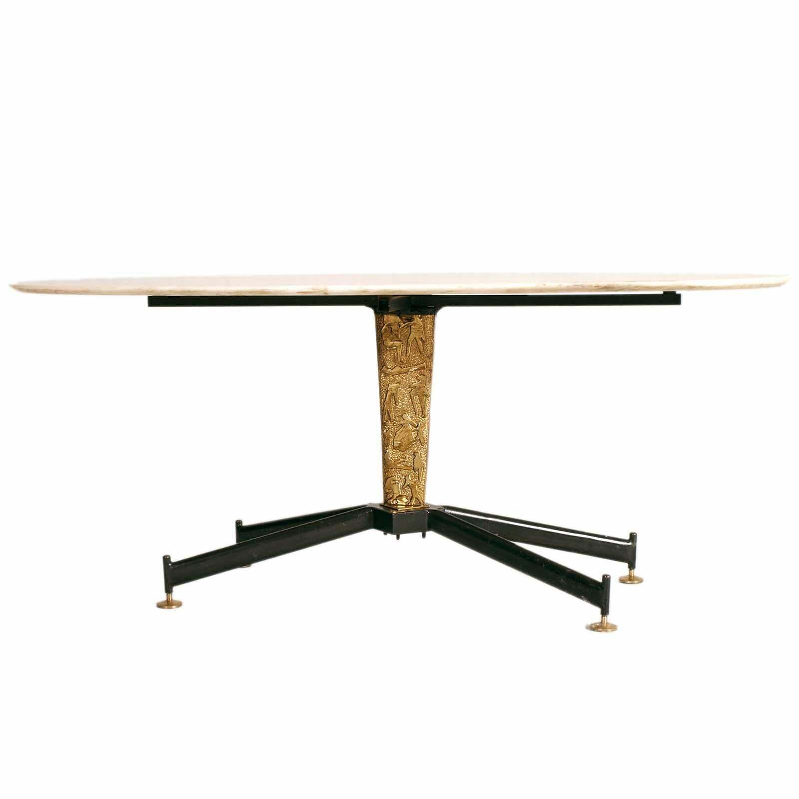 Mid Century Modern Oval Coffee Table By Permanente Mobili Di Cantù photo furniture