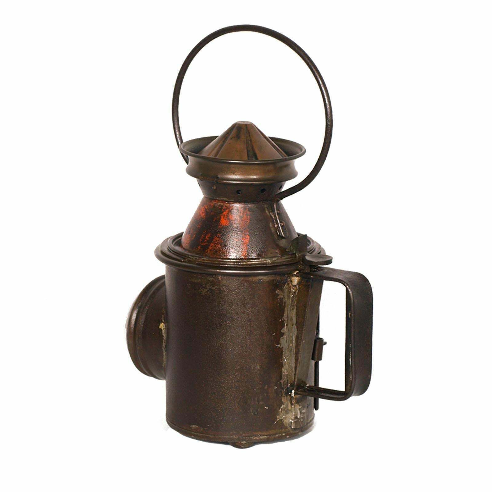Early 20th Century Signaling Lamp White Red Green Italy Railway Still Working photo for sale