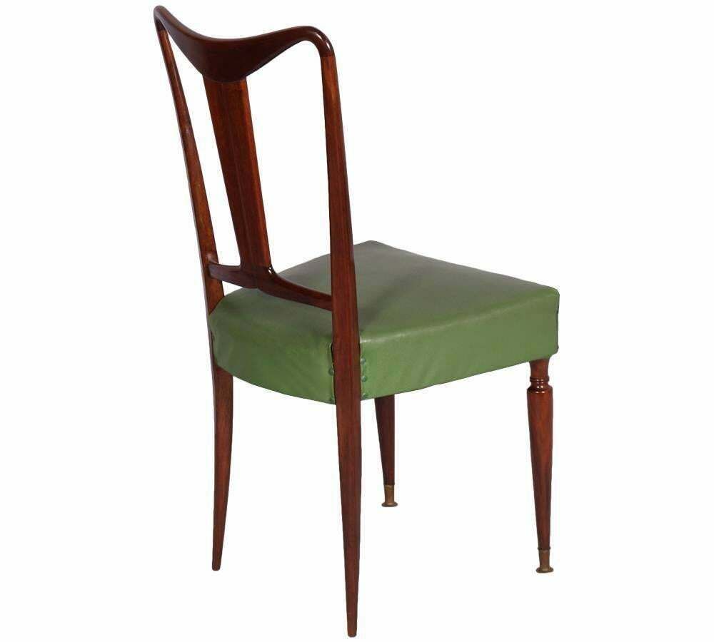 Midcentury Dining Room Table And Chairs Mahogany By Palazzi Dell'arte Cantù photo Furniture