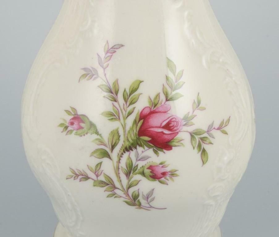 Rosenthal, Germany. "Sanssouci", Cream Coloured Vase Decorated With Flowers . photo furniture