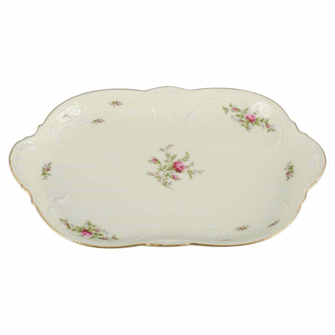 Rosenthal, Germany. "Sanssouci", Large Cream Coloured Serving Dish photo vinterior