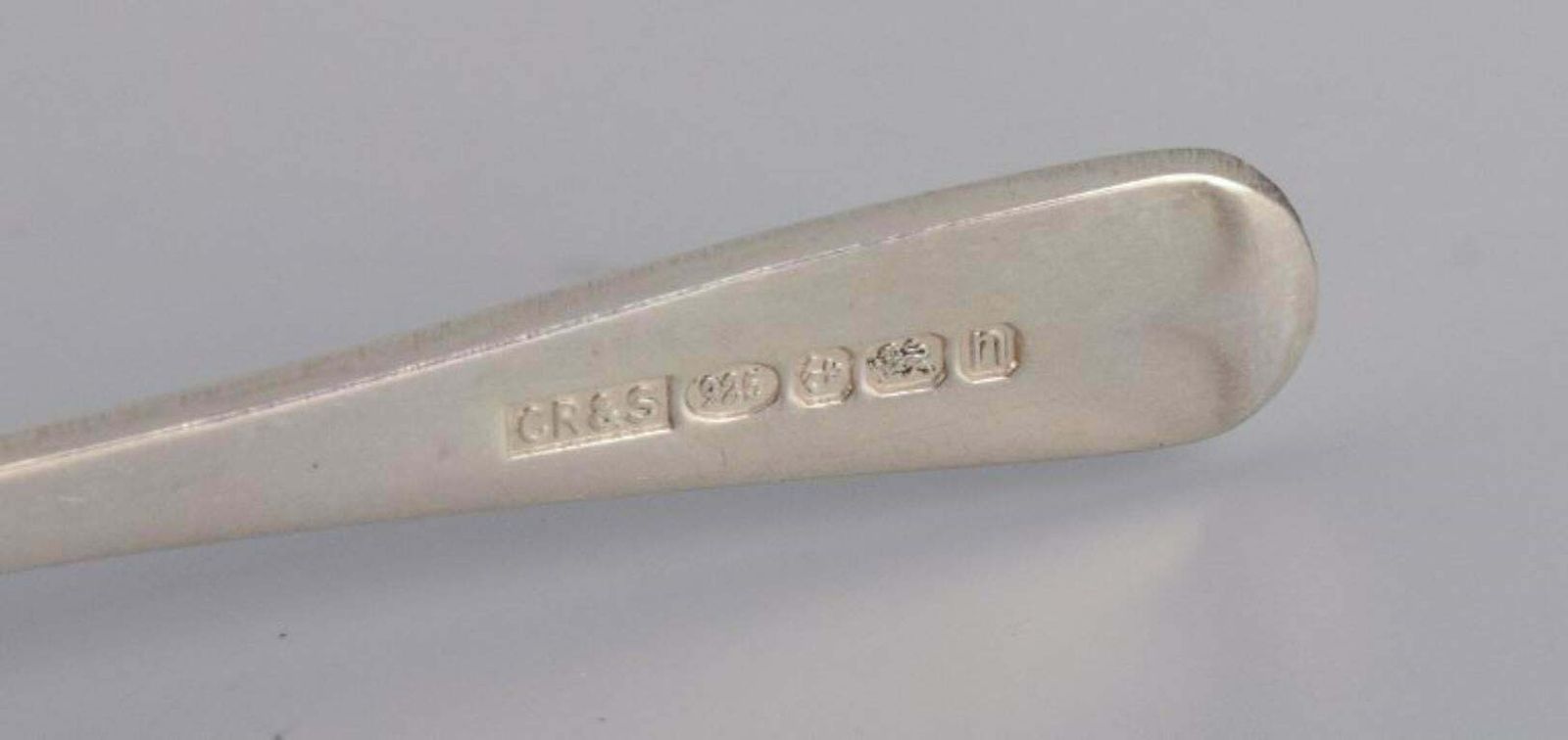 A Set Of Four Scandinavian Salt Spoons In Silver. 19th Century. photo 164.0