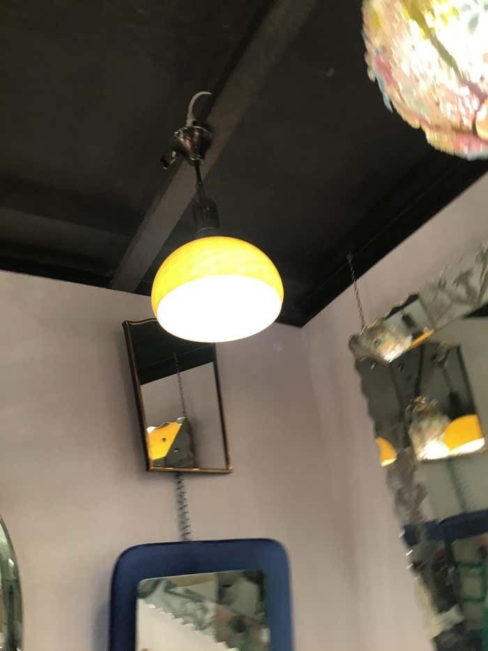 photo buy Vistosi Chandelier Murano Glass Metal 1955 Italy