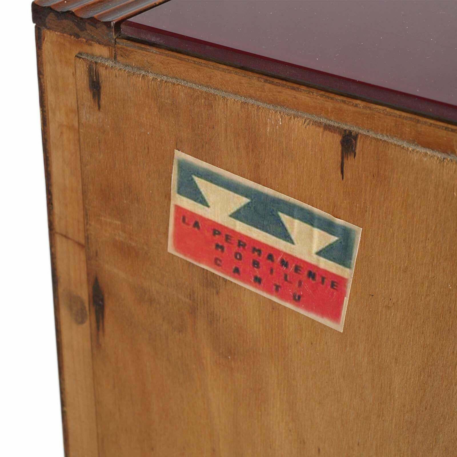 Mid Century Nightstand By Permanente Mobili, Paolo Buffa Designer Atributed photo vinterior