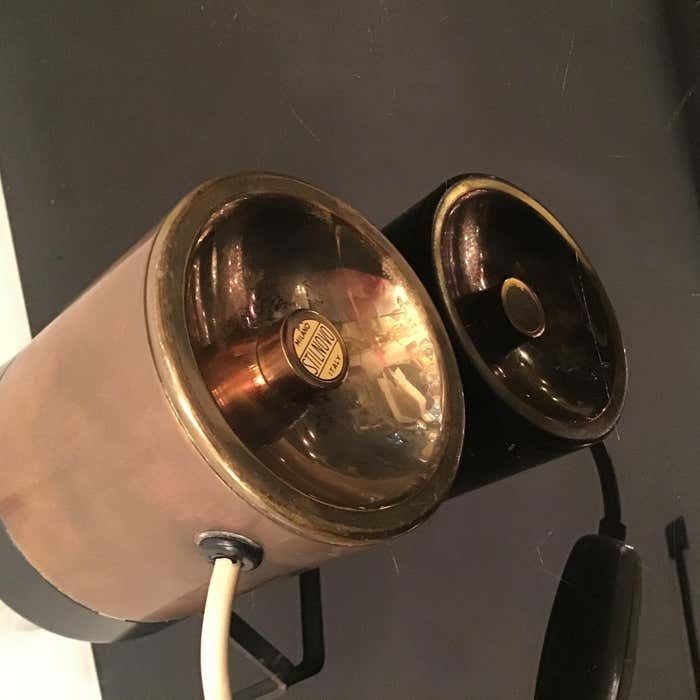 Stilnovo Table Lamp Brass Opaline Glass Plexiglas 1950s Italy photo for sale
