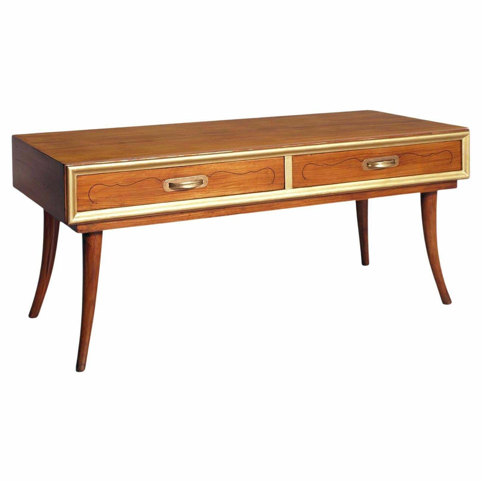 Mid Century Modern Low Cabinet, Console, Tv Stand Space, By Paolo Buffa , Cantù