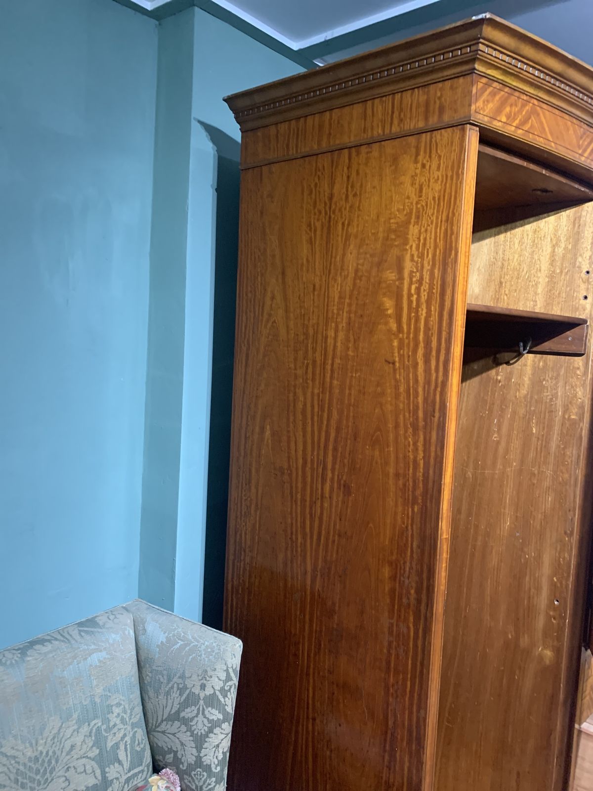 A Quality Satinwood Edwardian Wardrobe photo buy