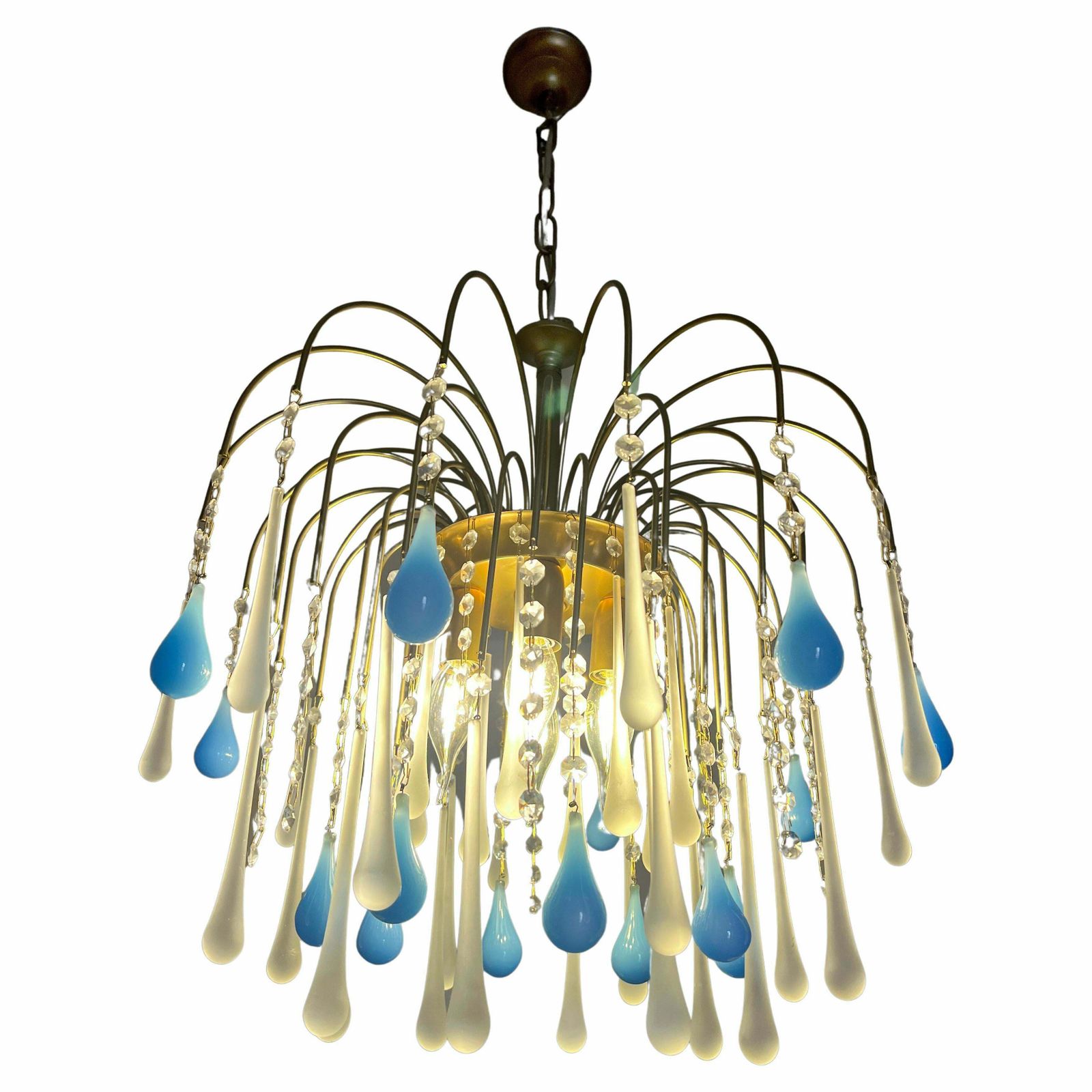 Elegant Italian Chandelier, "South Beach". Murano